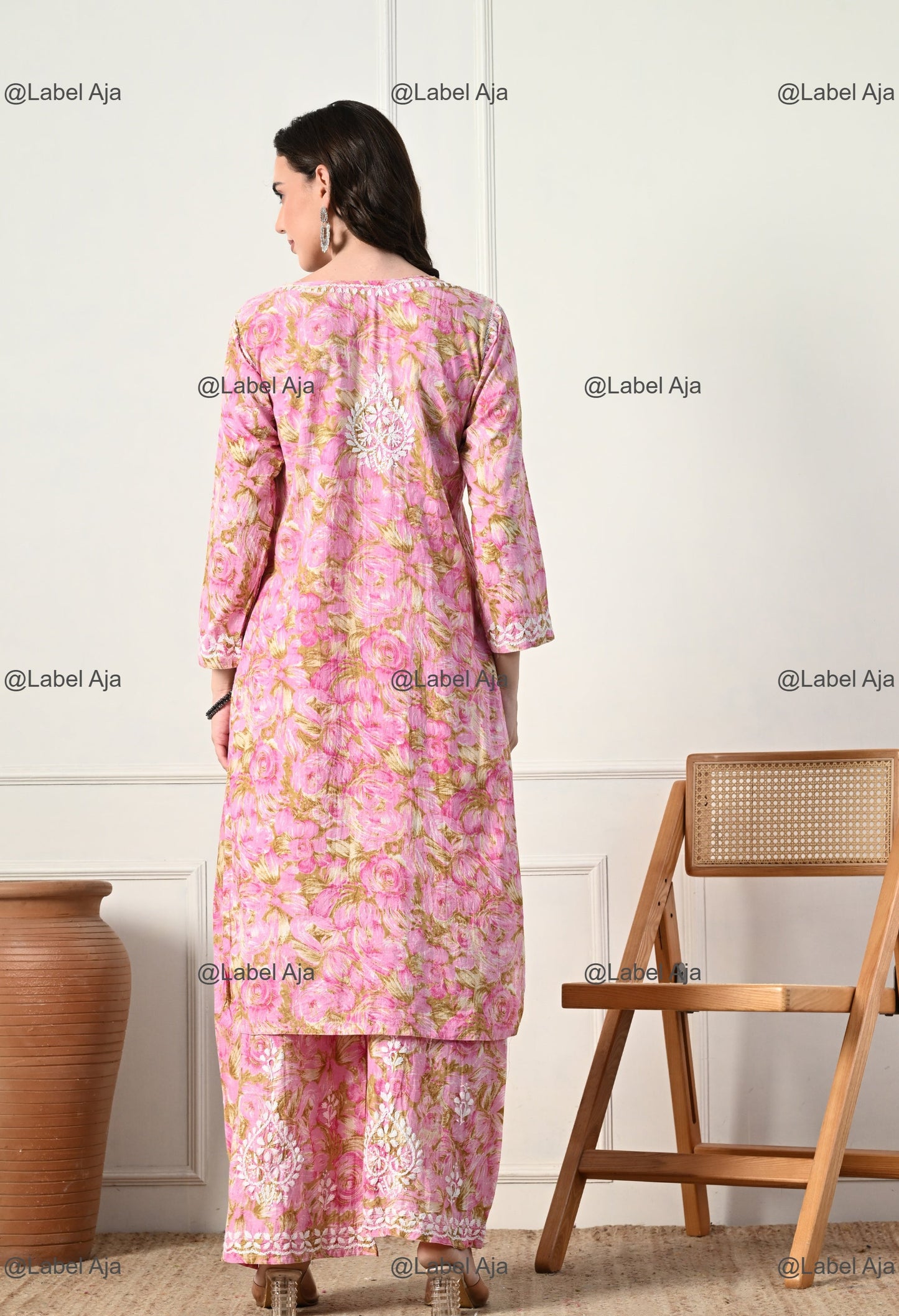 Zuri Mul cotton Kurti and Palazzo set