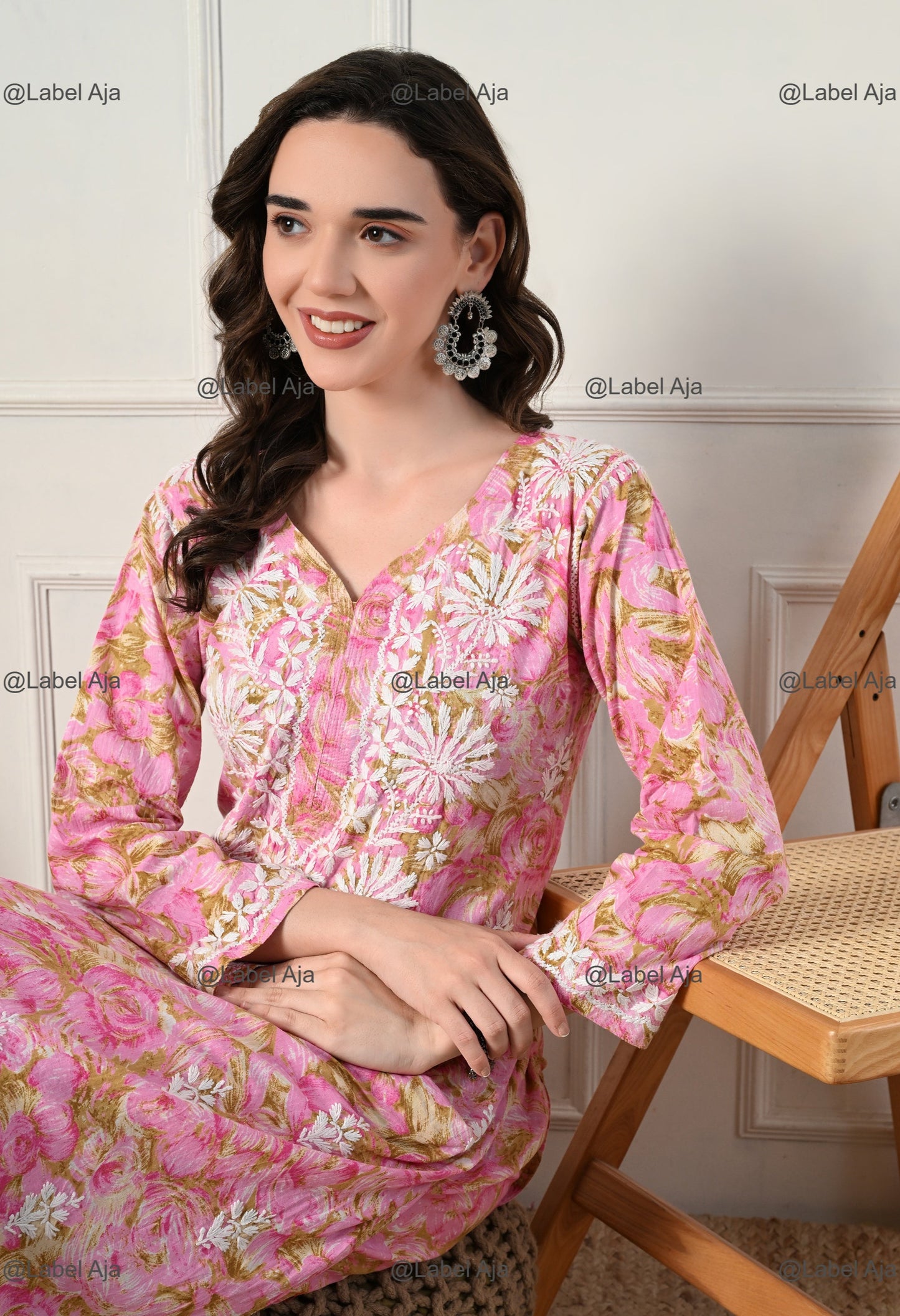 Zuri Mul cotton Kurti and Palazzo set