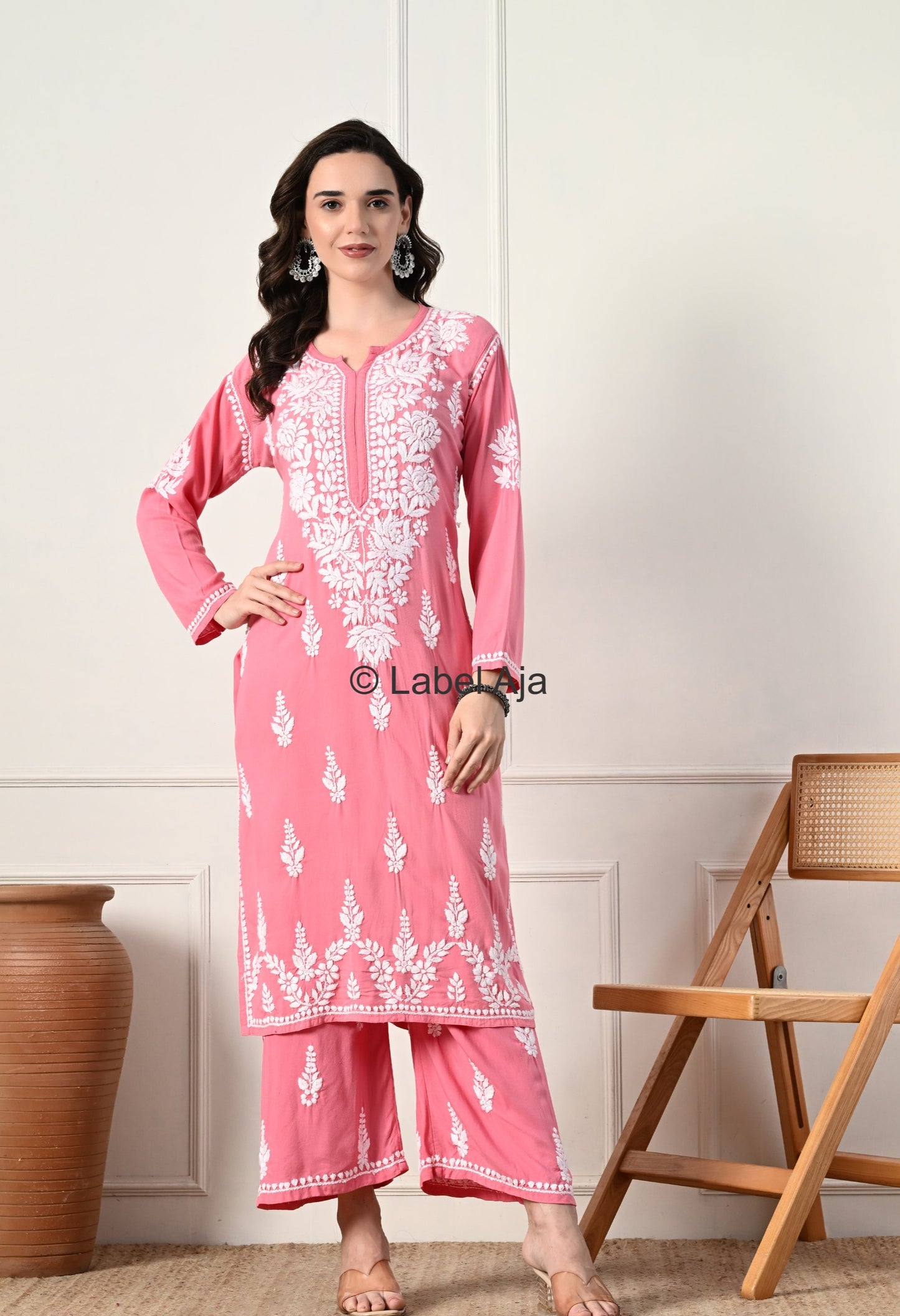 Ruhani Rayon cotton Kurti and Palazzo set