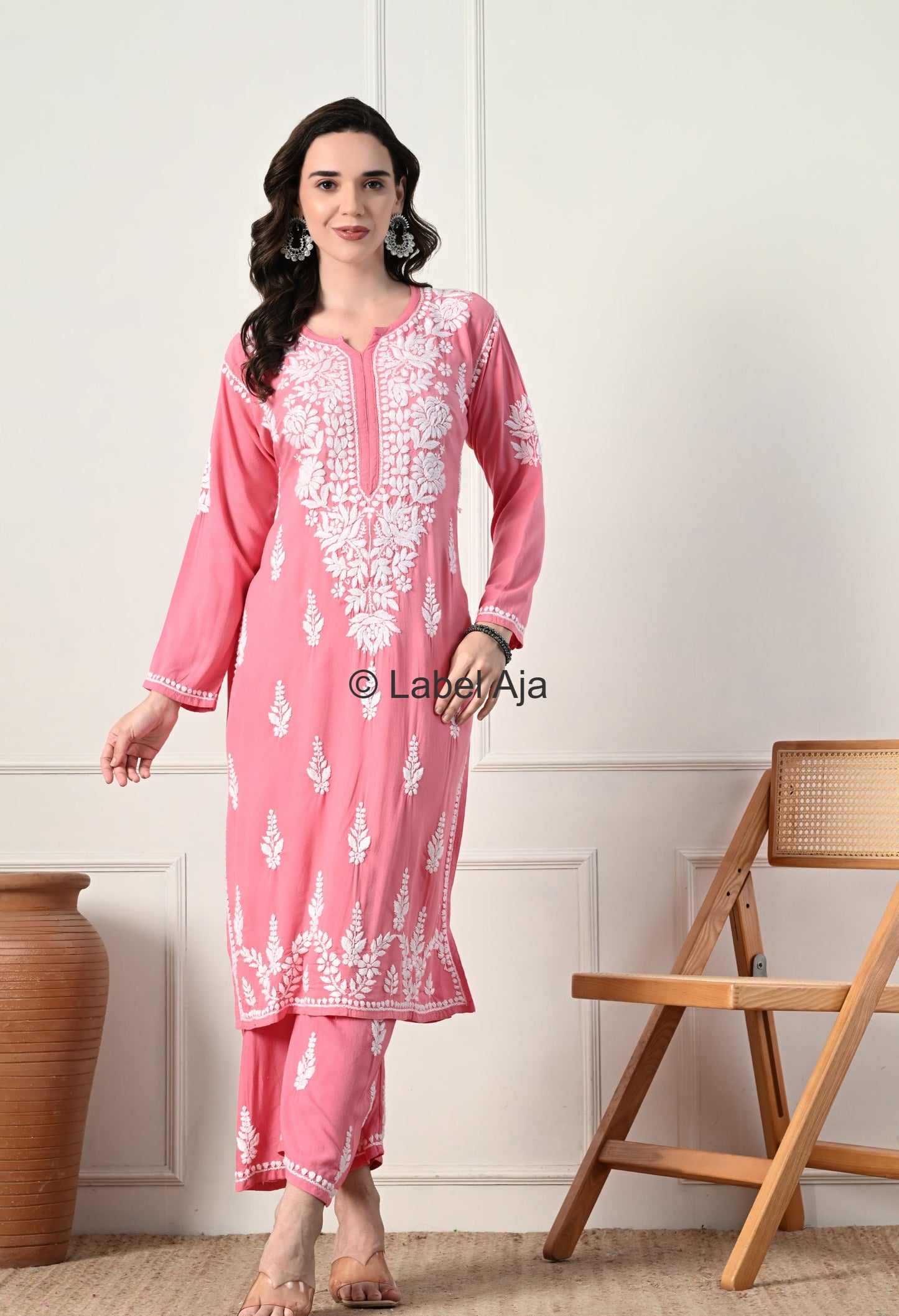 Ruhani Rayon cotton Kurti and Palazzo set