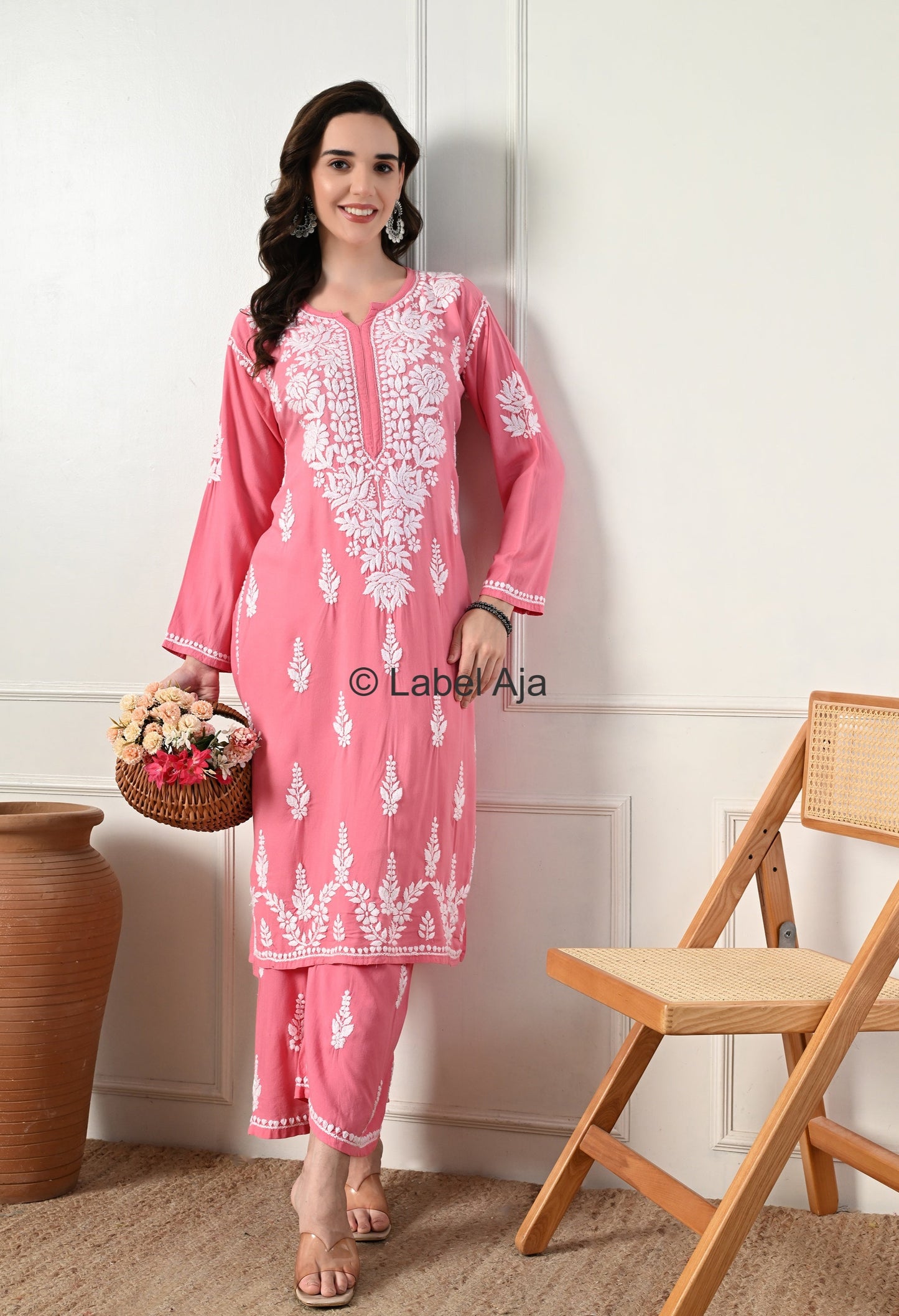 Ruhani Rayon cotton Kurti and Palazzo set