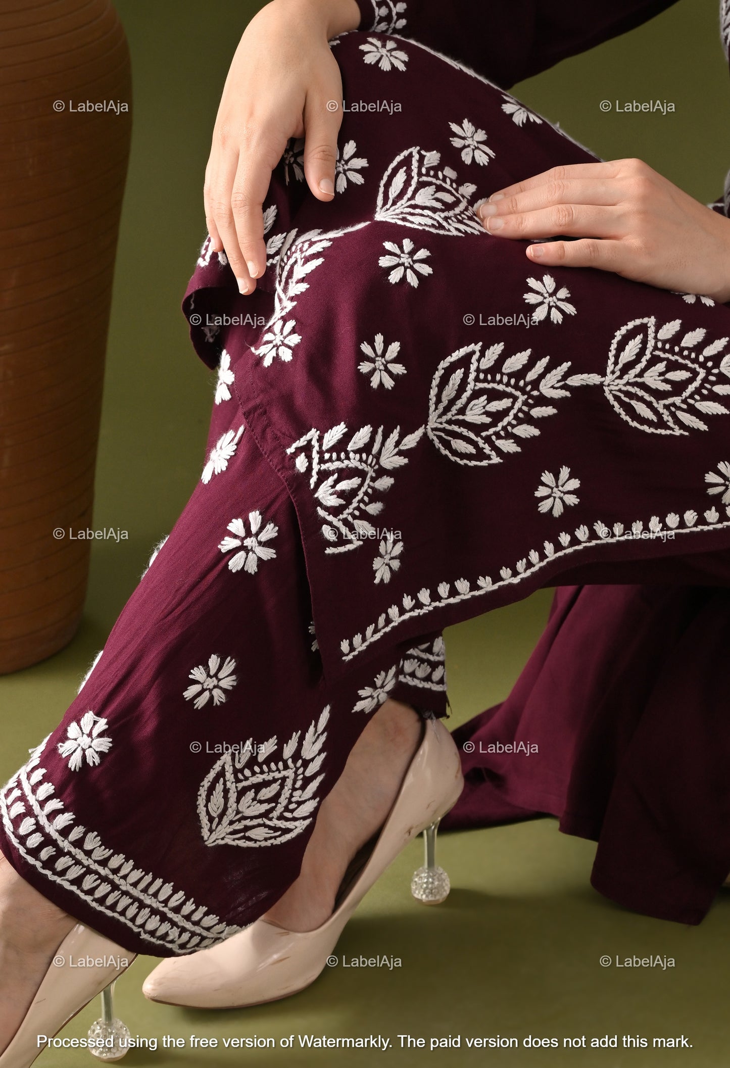 Ruhani Rayon cotton Kurti and Palazzo set