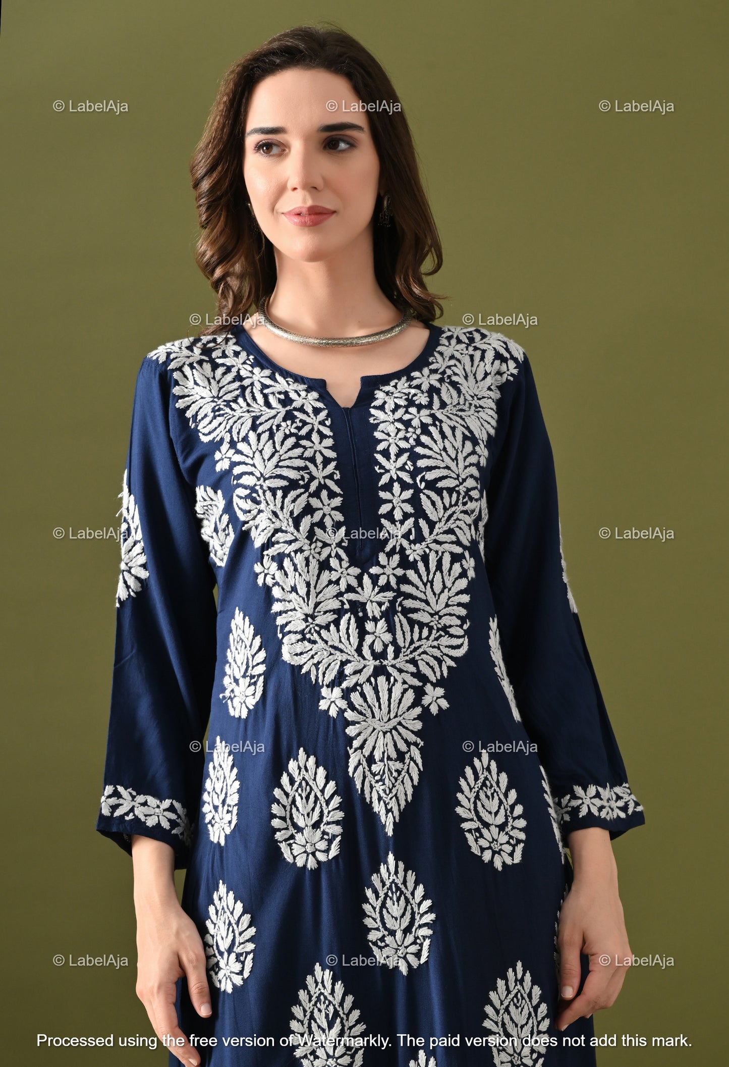 Ruhani Rayon cotton Kurti and Palazzo set