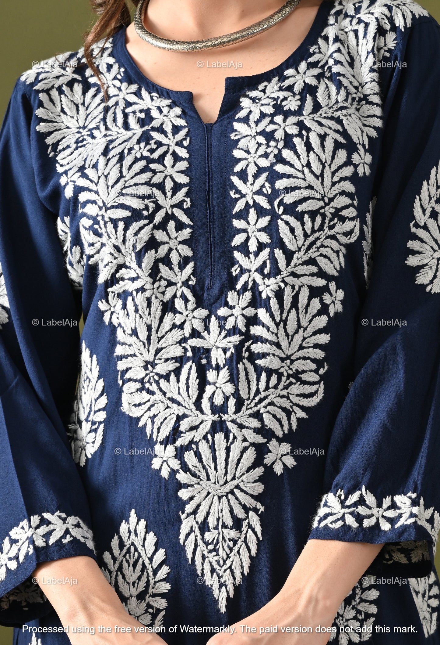 Ruhani Rayon cotton Kurti and Palazzo set