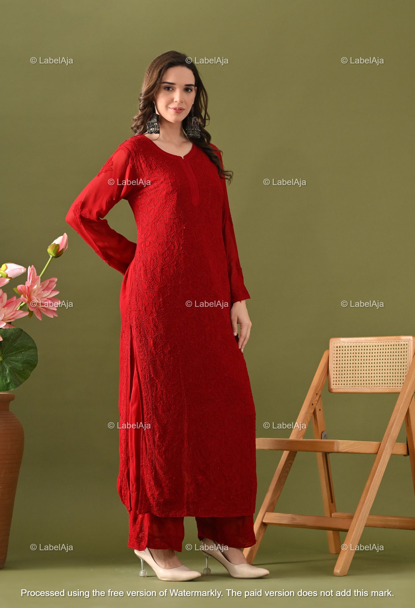 Roohi Viscose kurta Or kurta set