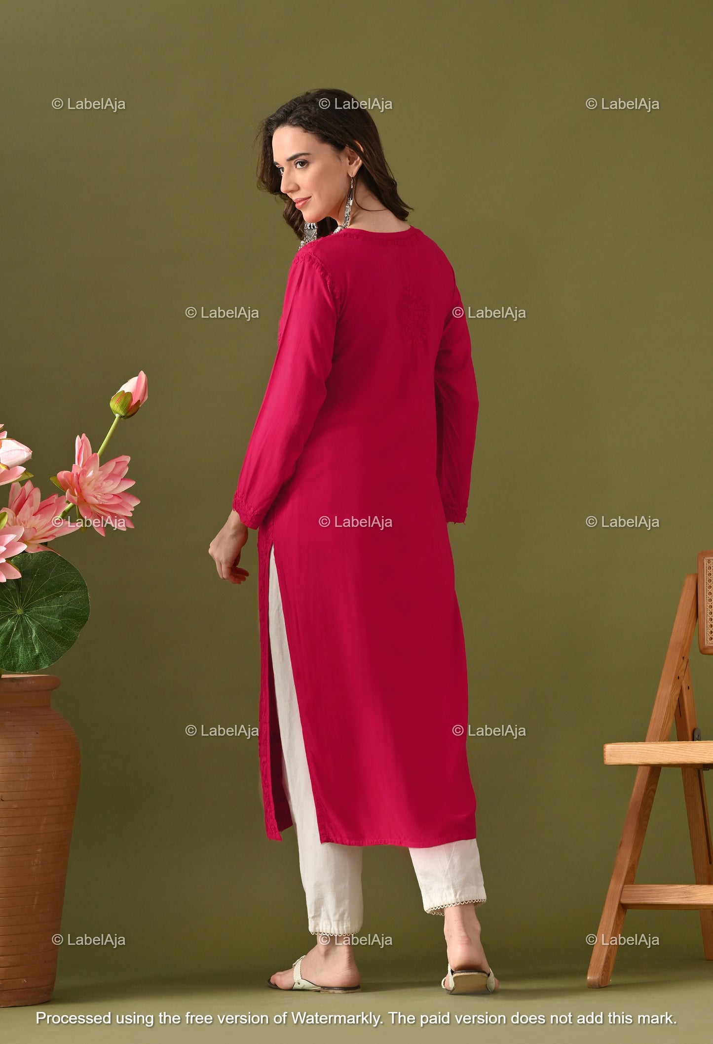 Arya Rayon cotton Long Kurta