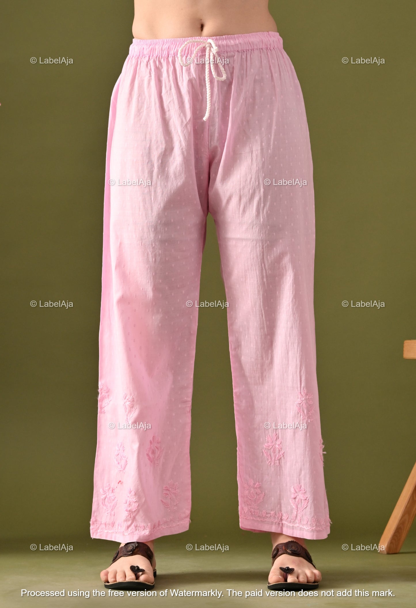 Maya Dobby cotton Kurti, Palazzo and dupatta set