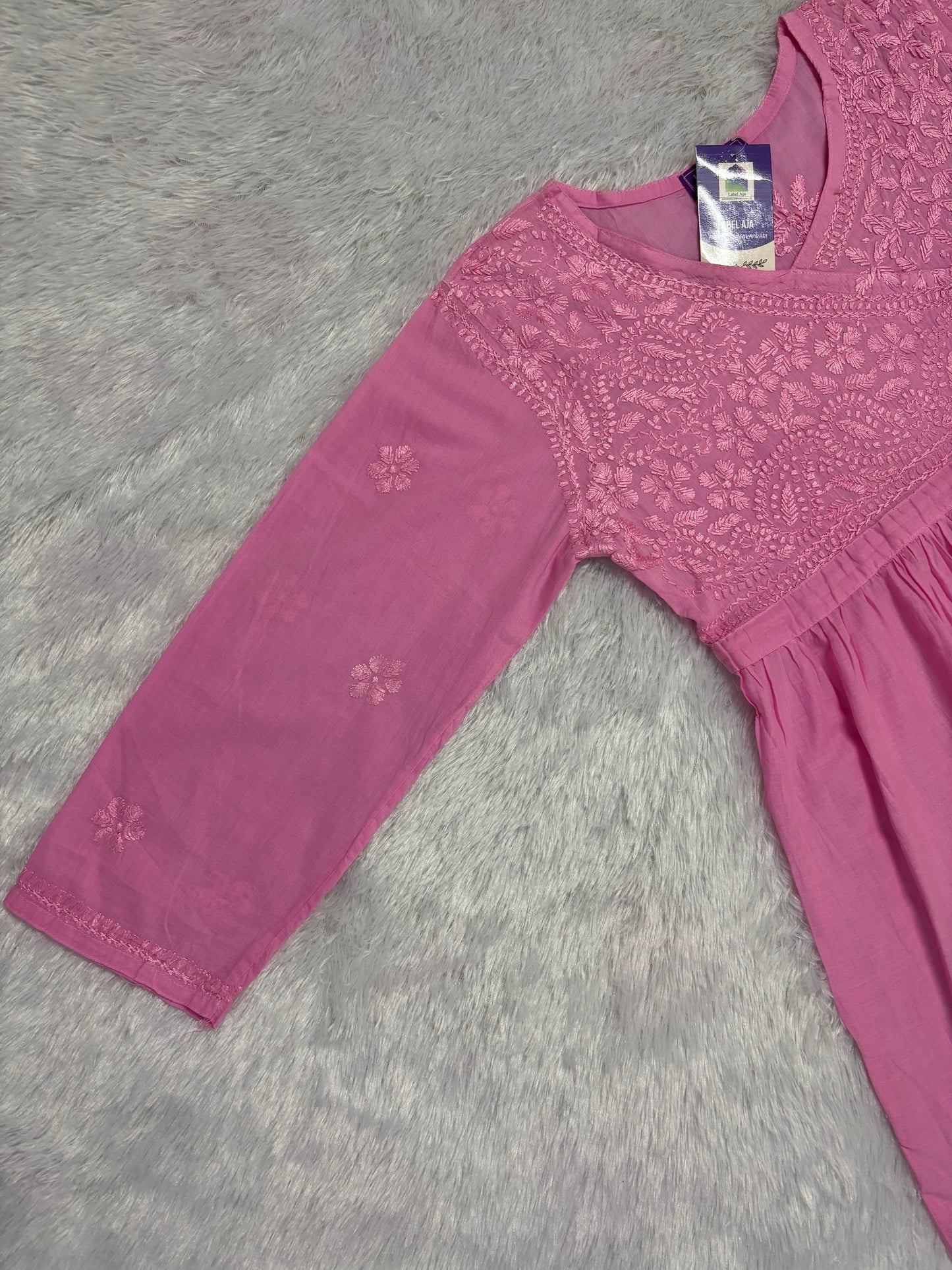Kaya mul cotton angarkha short top