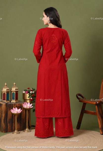 Mul cotton Kurt and Pant Set
