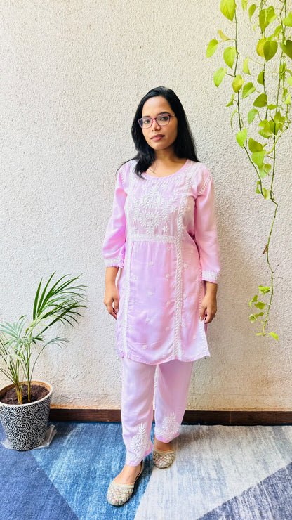 Modal Chikankari Co-ord set