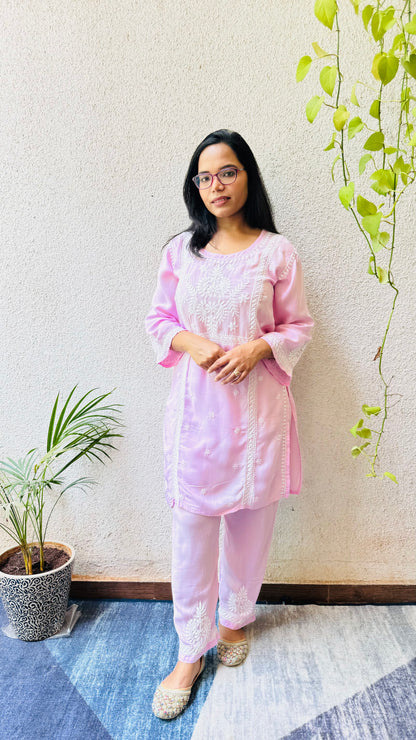 Modal Chikankari Co-ord set