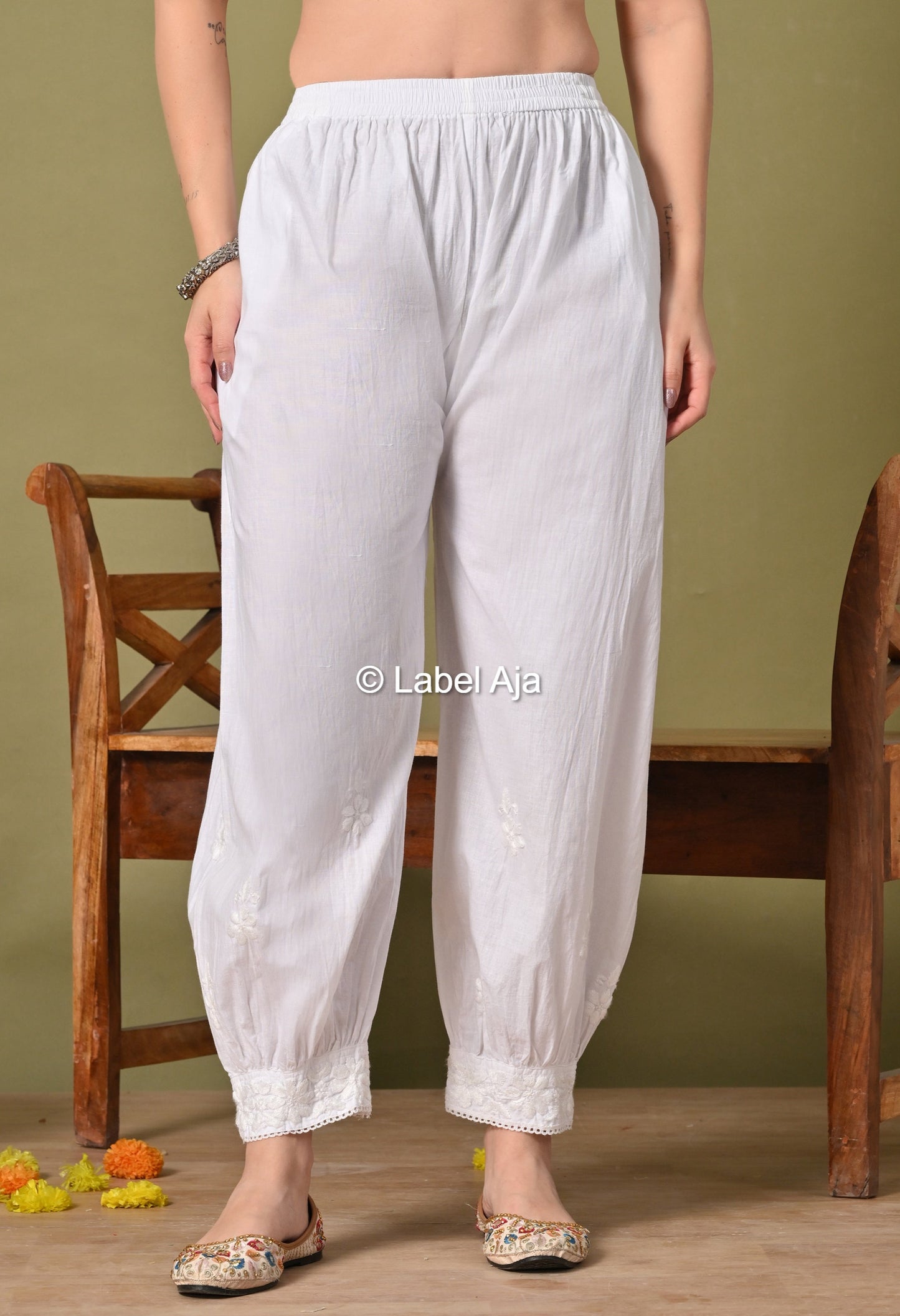 Premium Mul Cotton Chikankari Pant