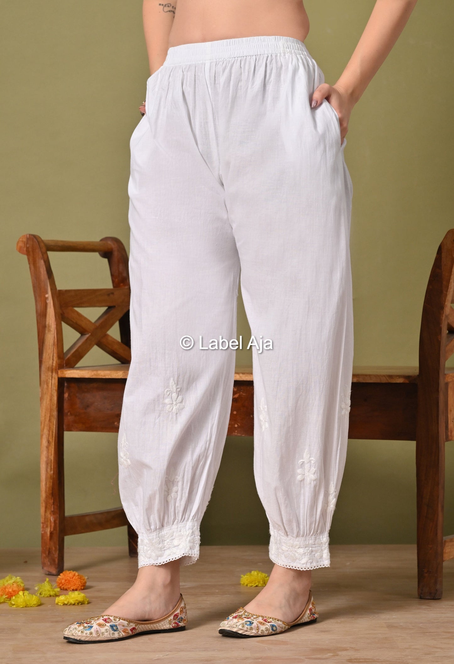 Premium Mul Cotton Chikankari Pant
