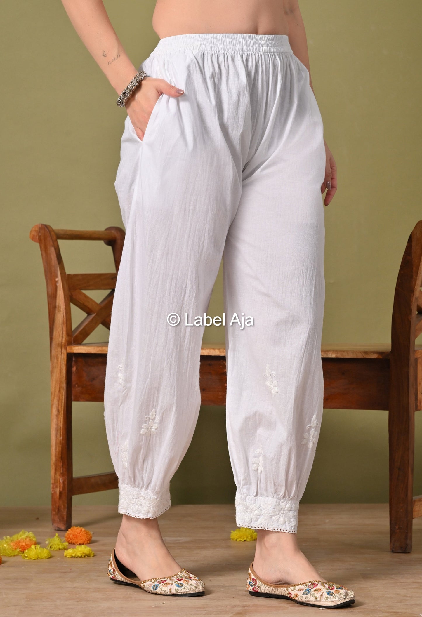 Premium Mul Cotton Chikankari Pant