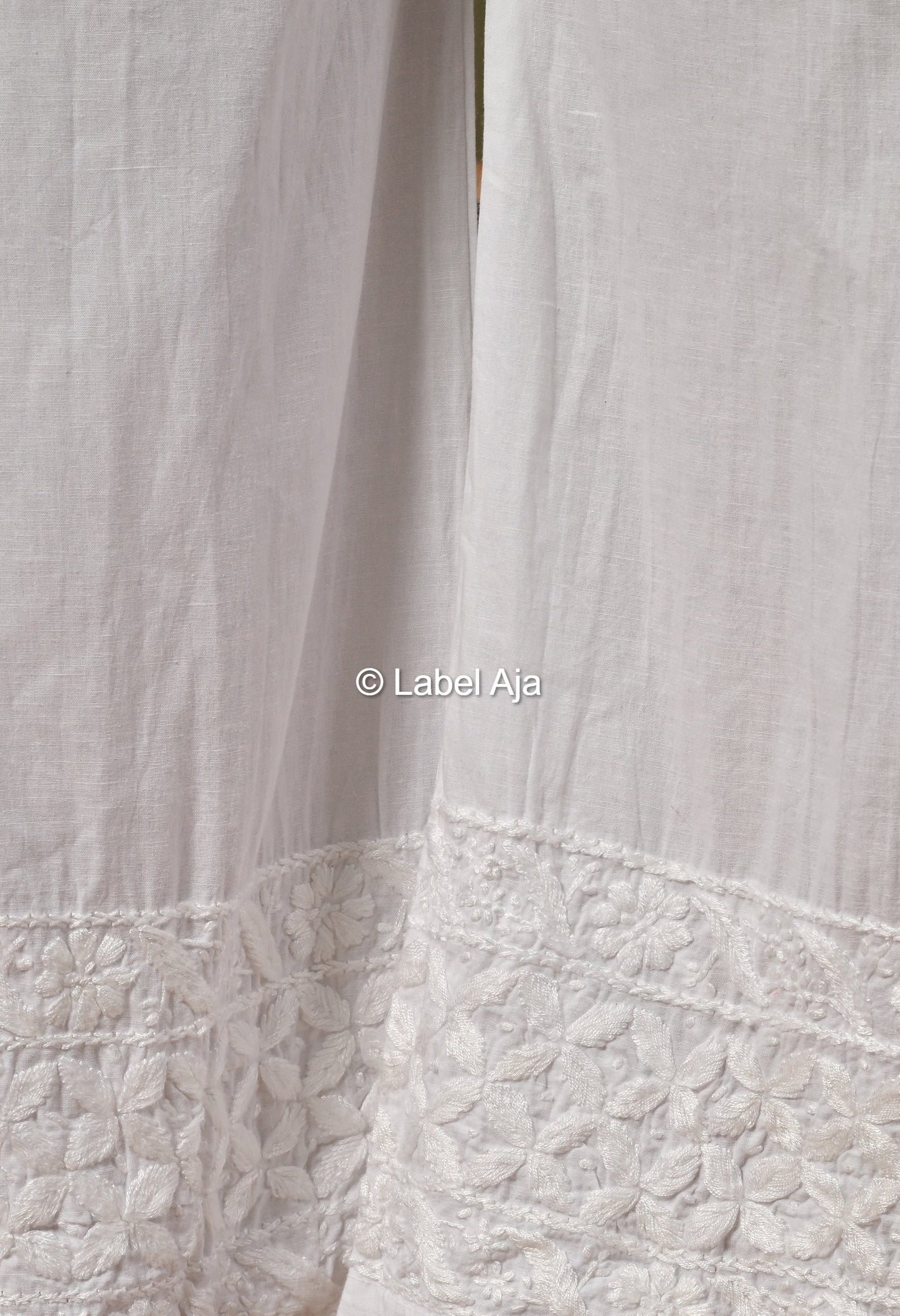 Premium Mul Cotton Chikankari Palazzo