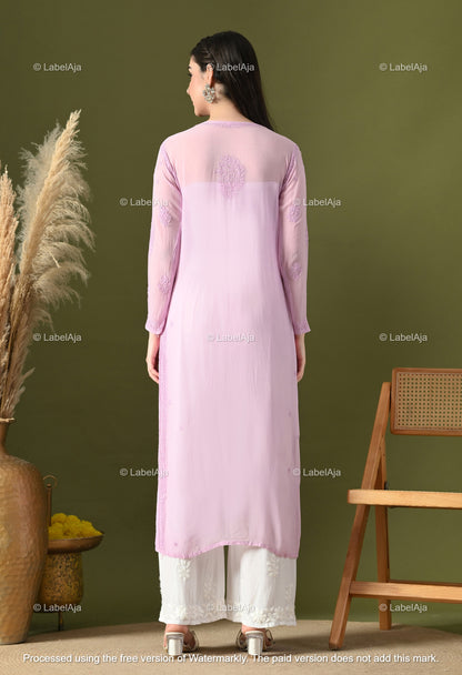 Hoor Viscose kurti with Mukaish work