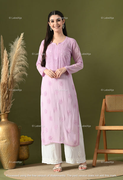 Hoor Viscose kurti with Mukaish work