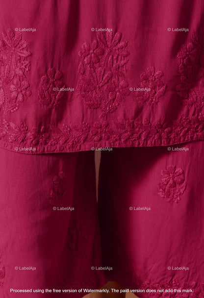 Maya Rayon cotton Kurti, Palazzo and dupatta set