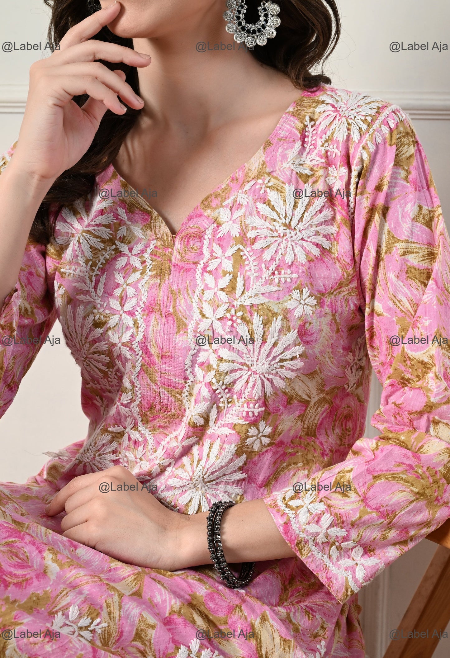 Zuri Mul cotton Kurti and Palazzo set