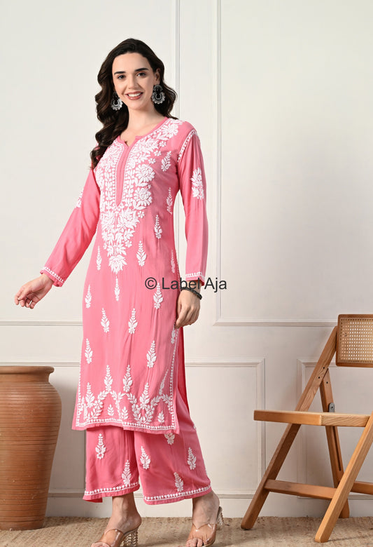 Ruhani Rayon cotton Kurti and Palazzo set