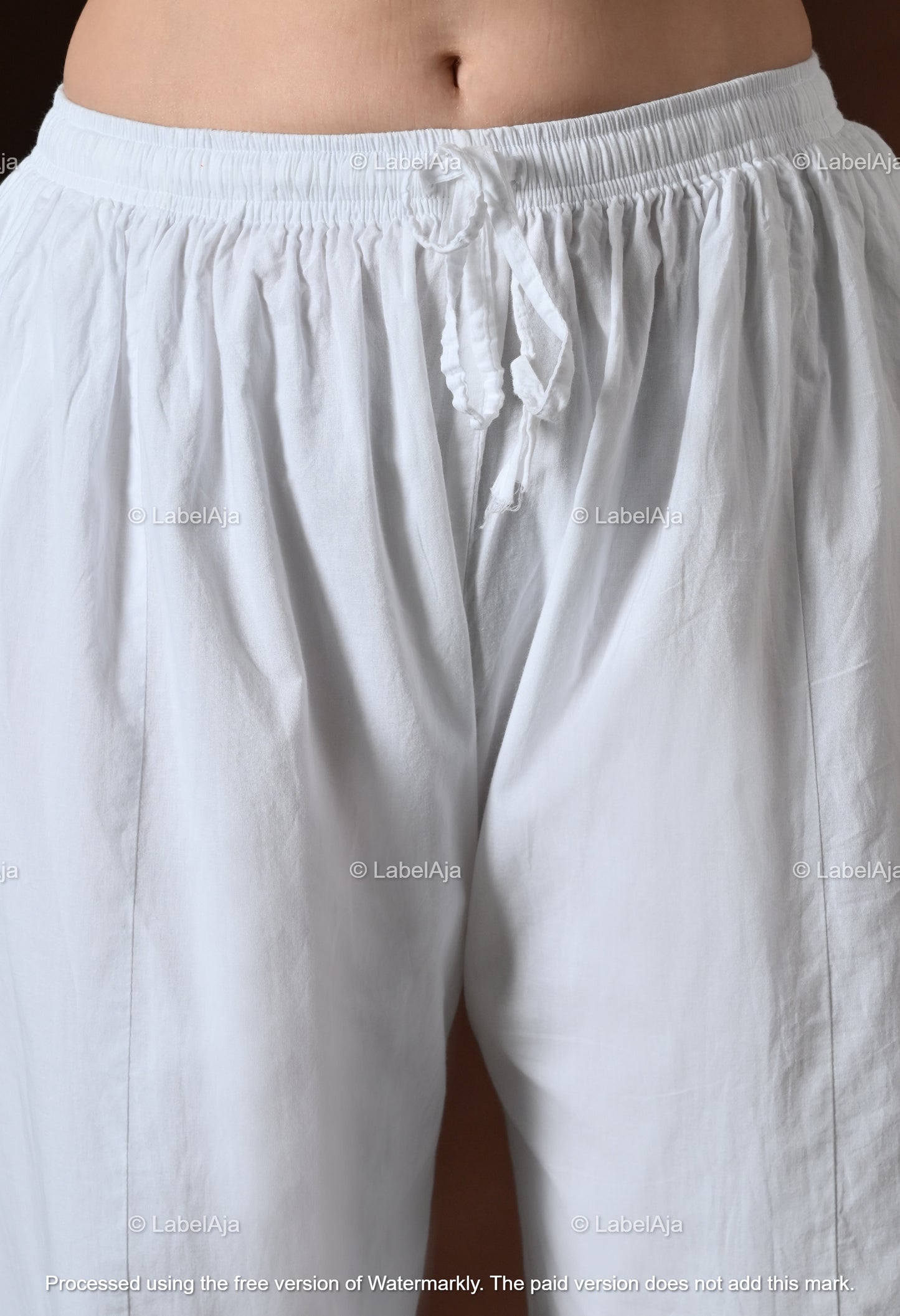 Premium double layer cotton Chikankari Palazzo