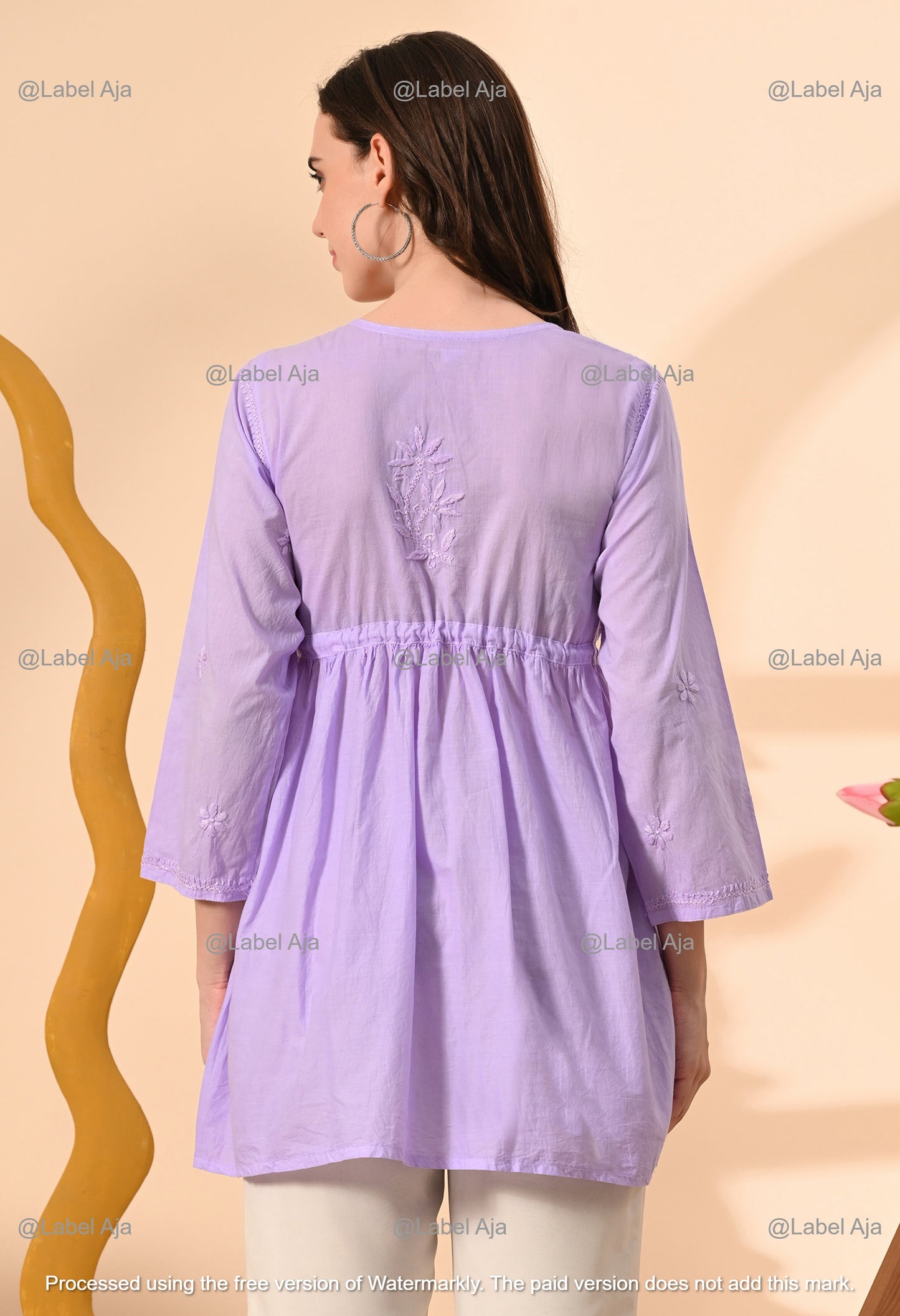Kaya mul cotton angarakha short kurti