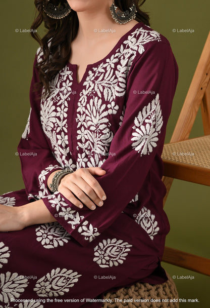 Ruhani Rayon cotton Kurti and Palazzo set