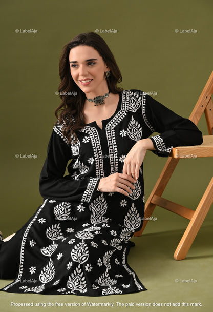 Ruhani Rayon cotton Kurti and Palazzo set