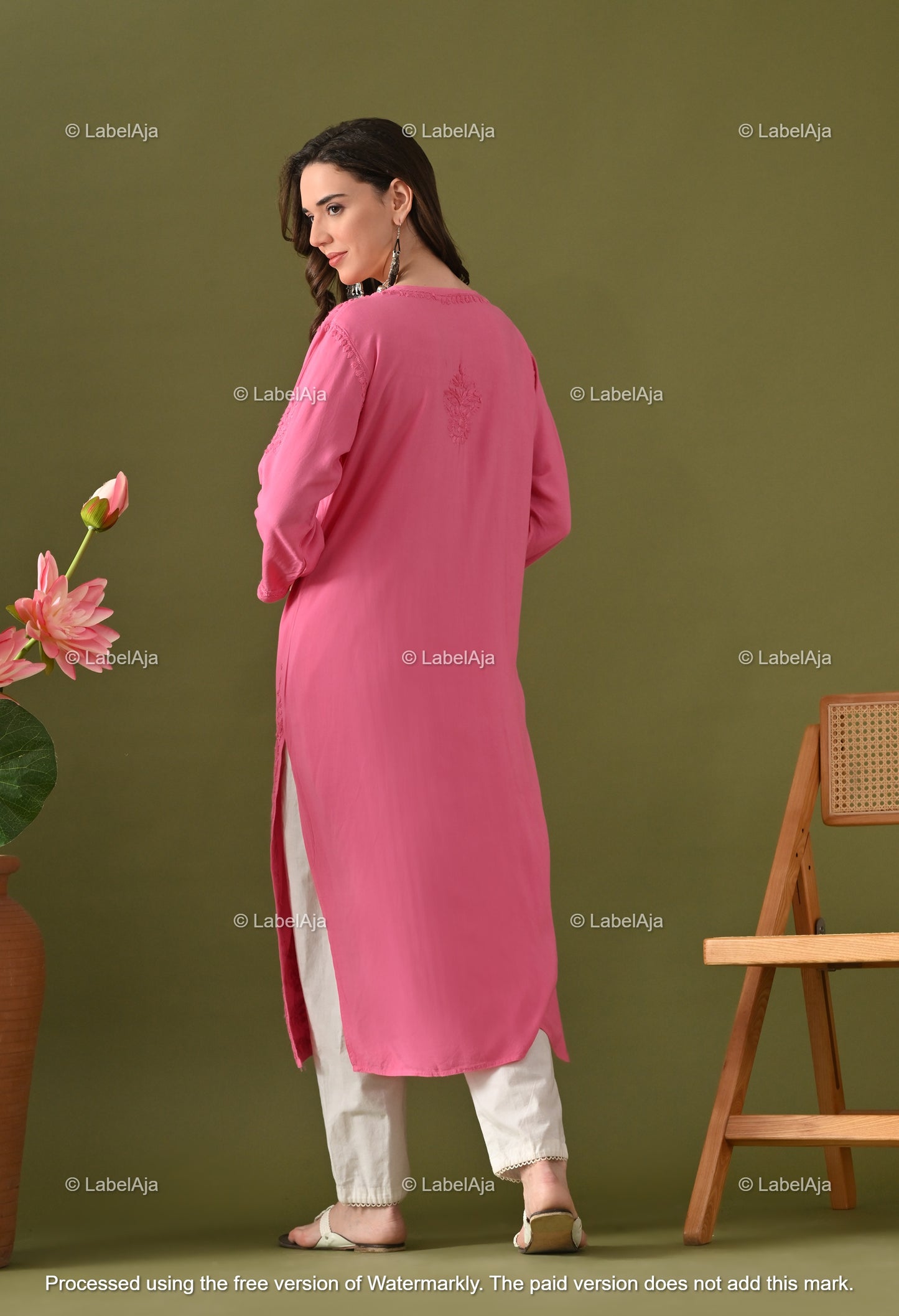 Arya Rayon cotton Long Kurta