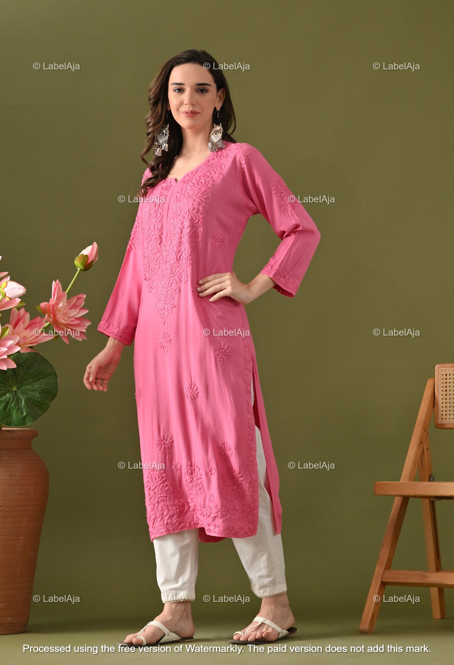 Arya Rayon cotton Long Kurta
