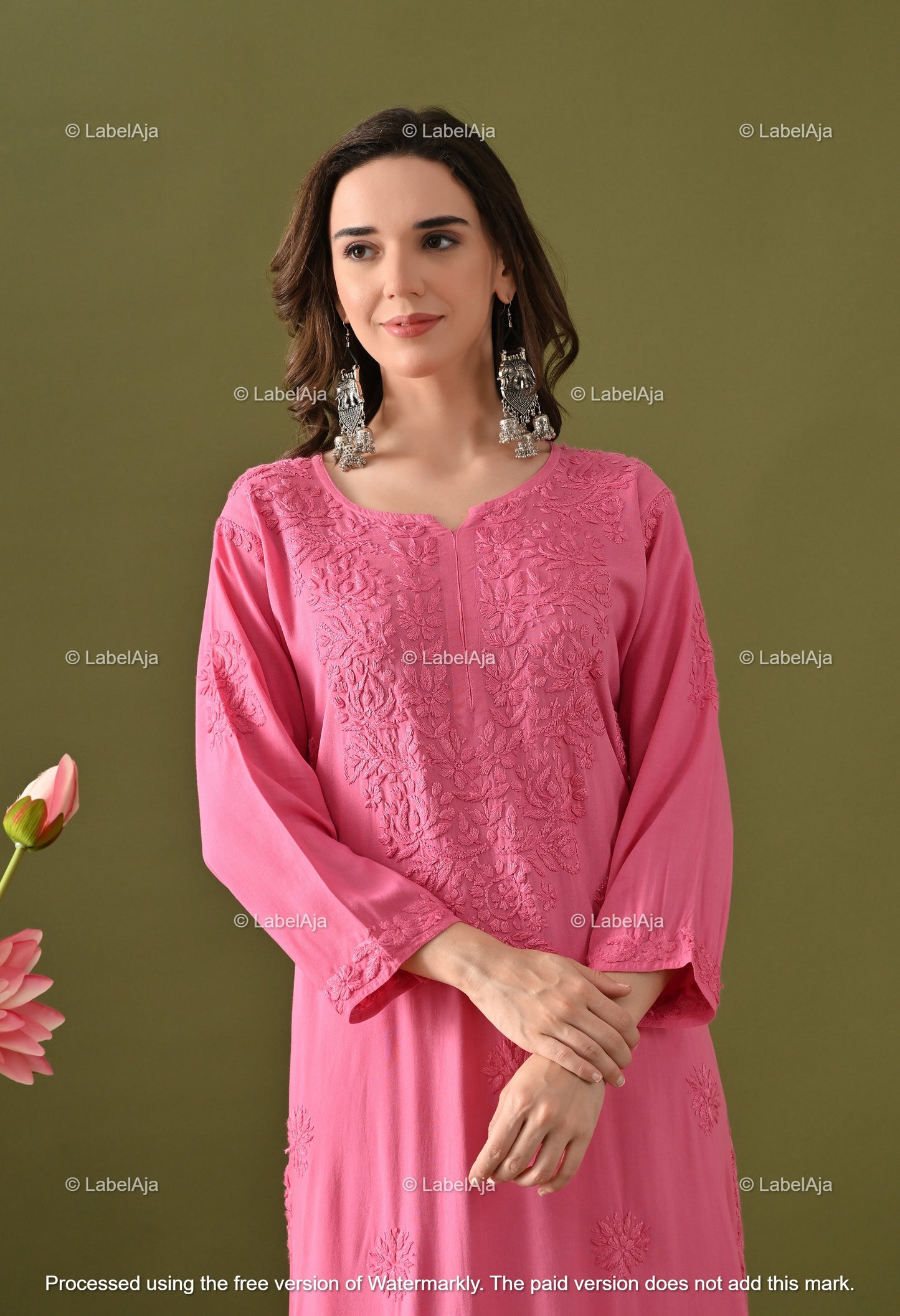 Arya Rayon cotton Long Kurta