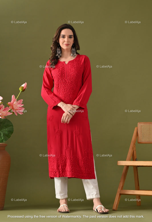 Arya Rayon cotton Long Kurta