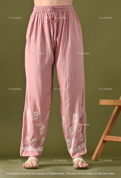 Aavya rayon cotton sleevless  Kurti and Palazzo set