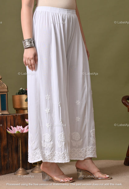 Kalidar Chikankari Pallazo