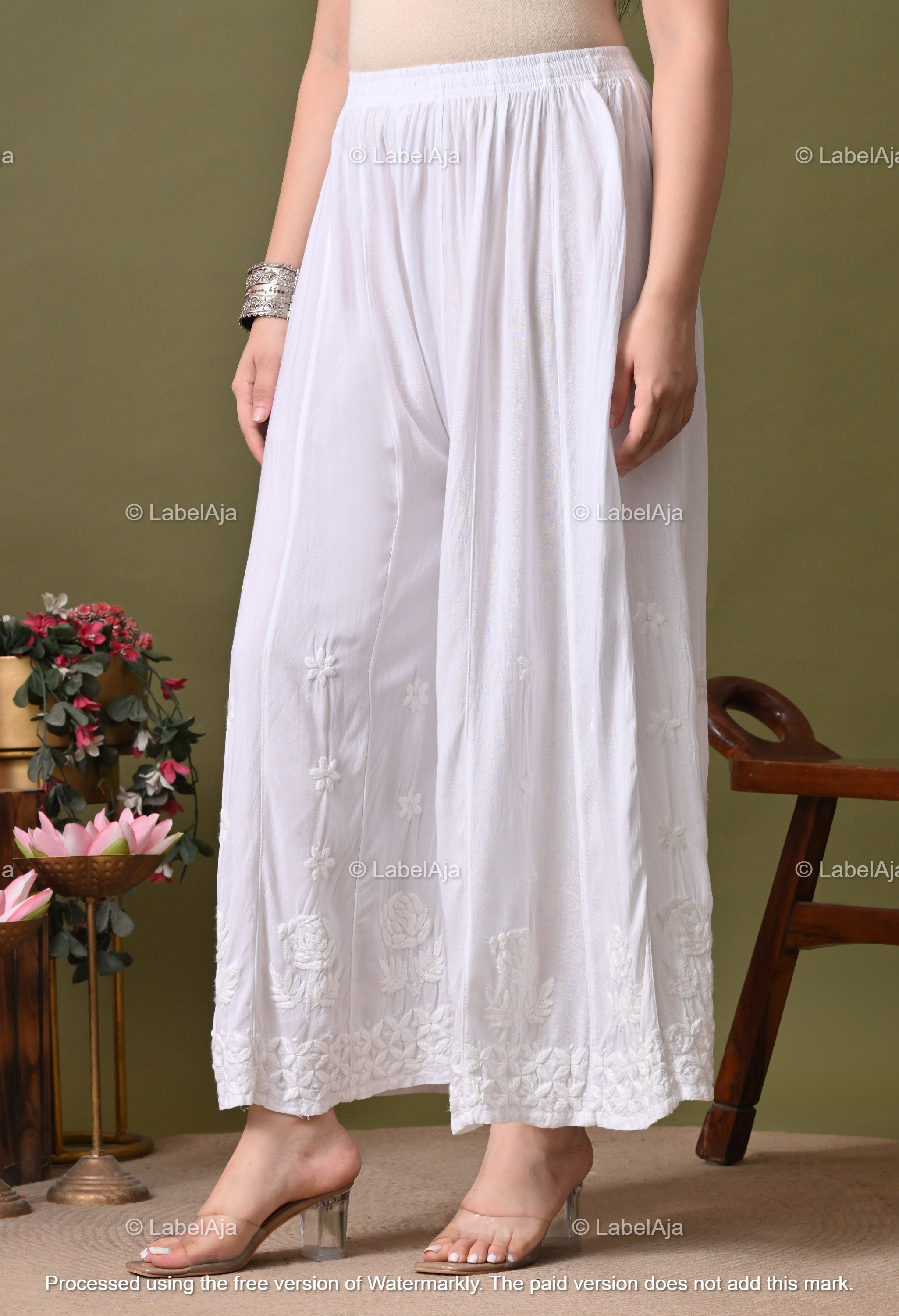 Kalidar Chikankari Pallazo