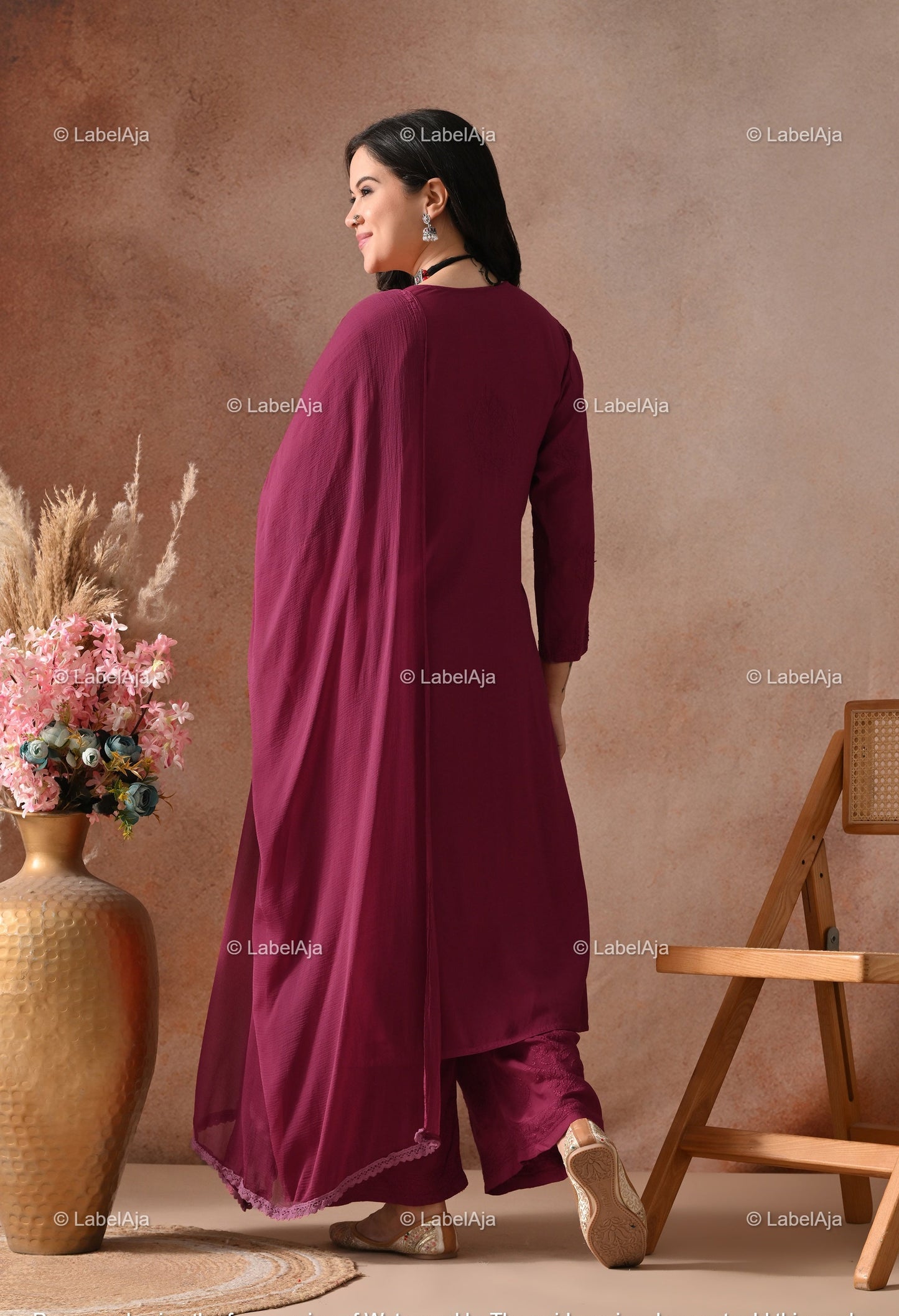 Noa premium muslin chikanakri set