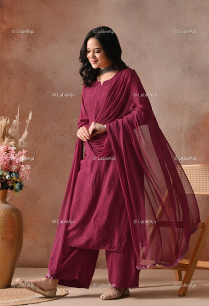 Noa premium muslin chikanakri set