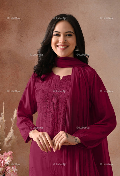 Noa premium muslin chikanakri set