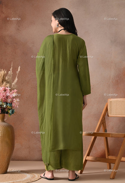 Noa premium muslin chikanakri set