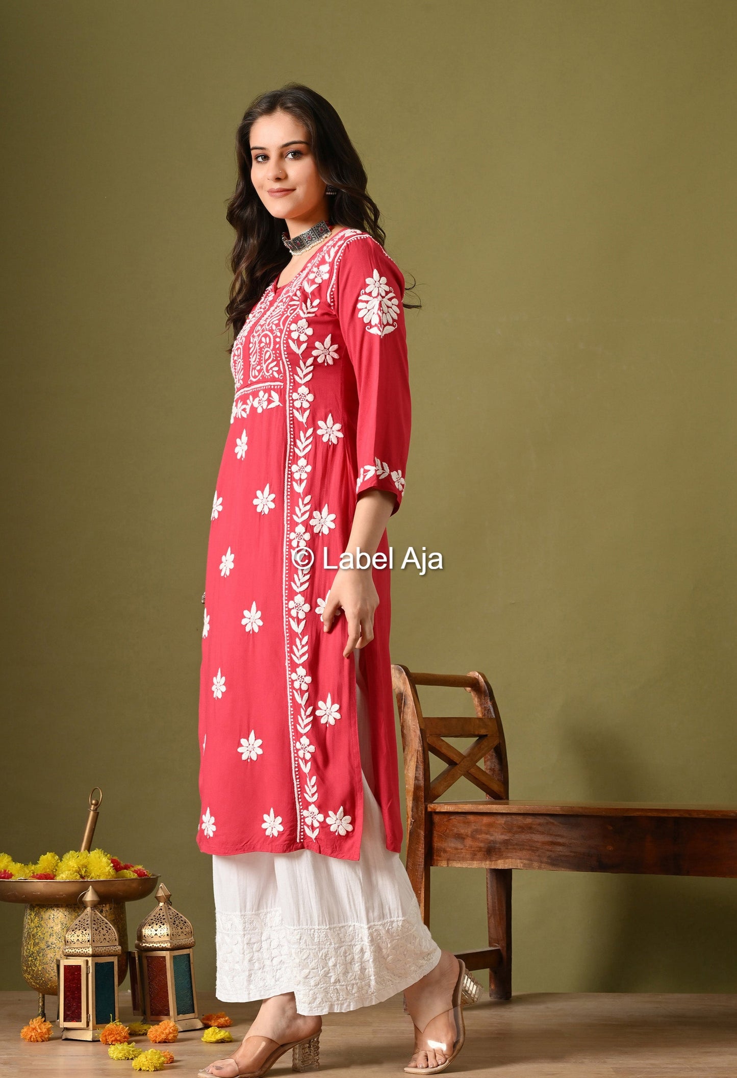 Noor Premium Rayon cotton Long Kurta