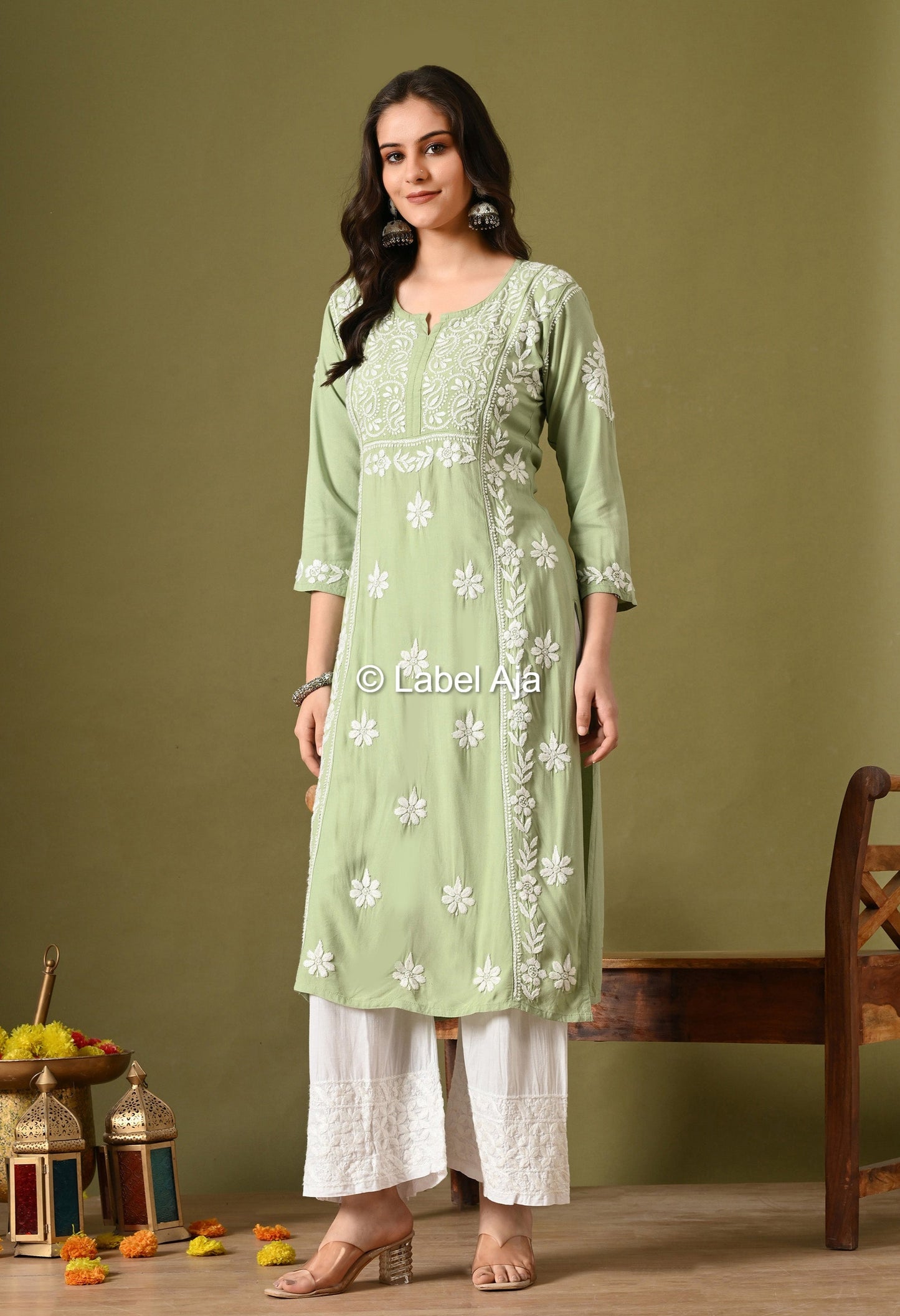Noor Premium Rayon cotton Long Kurta