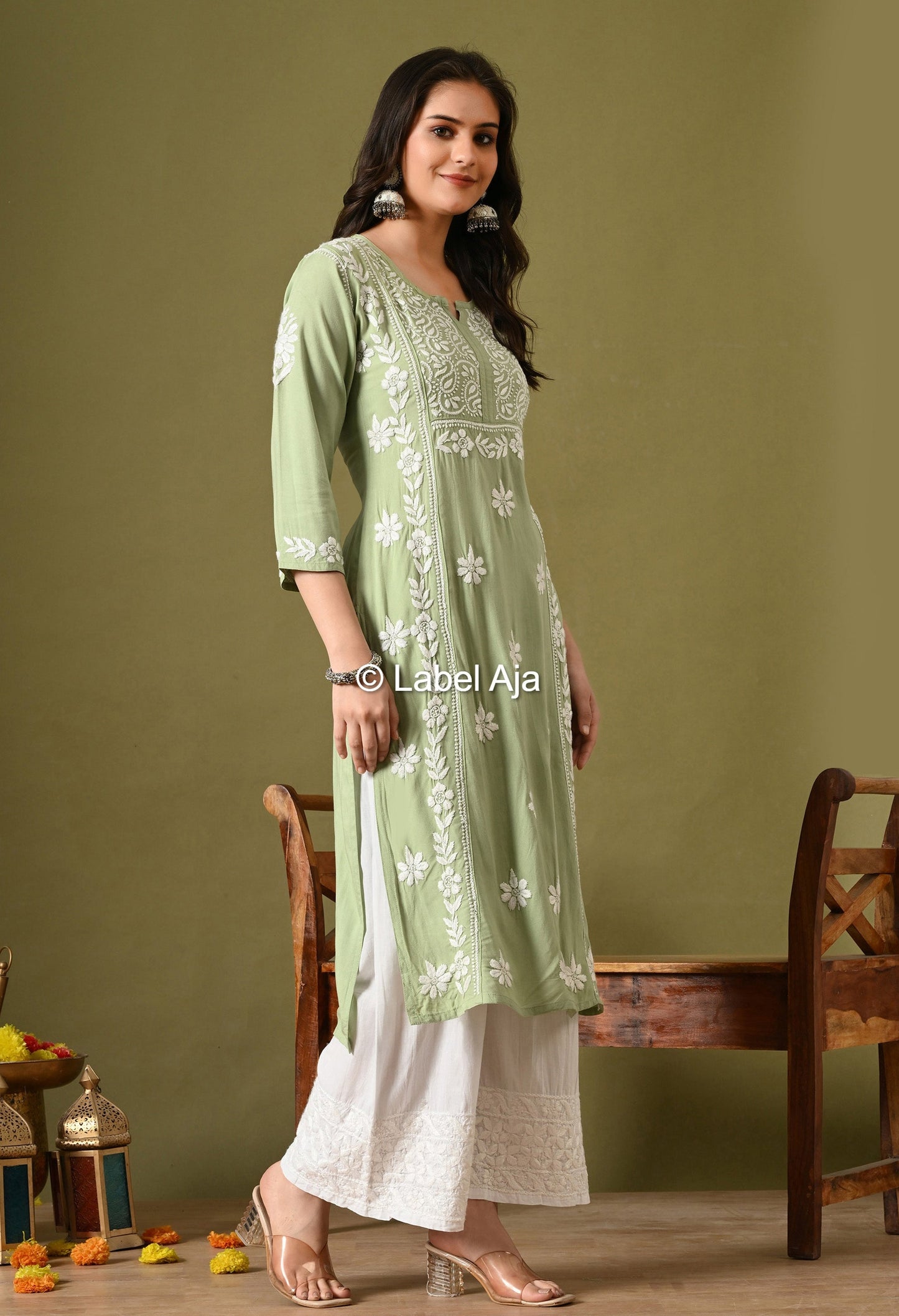 Noor Premium Rayon cotton Long Kurta