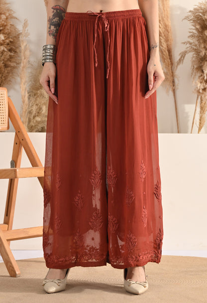 Farah Viscose kurti, palazzo, dupatta and inner set
