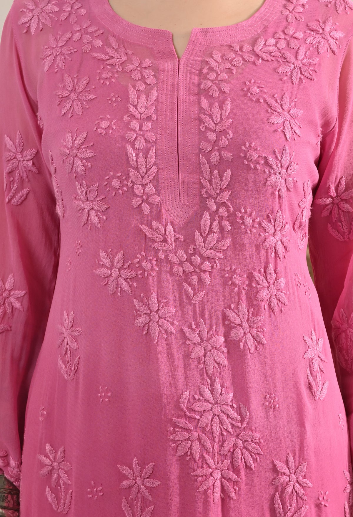 Farah Viscose kurti, palazzo, dupatta and inner set