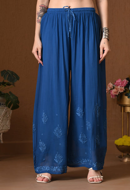 Farah Viscose kurti, palazzo, dupatta and inner set